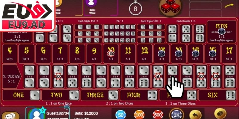 Cửa Bộ Ba (Triple) trong Sicbo